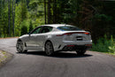 MBRP 2022 Kia Stinger 3.3L T304 SS Cat-Back Exhaust- Dual Split Rear Quad Outlet Uses Factory Bezels-4