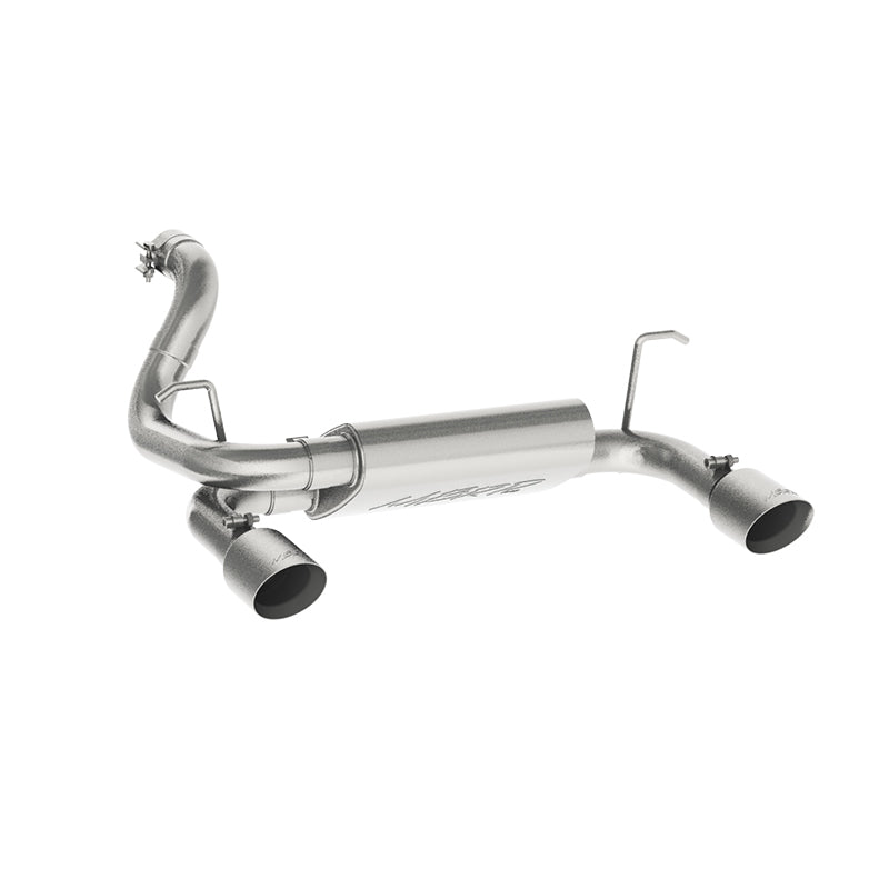 MBRP 2018+ Jeep Wrangler (JL) 3.6L V6 Dual Rear Exit Axle Back T409 Exhaust System - 0