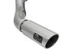 aFe LARGE BORE HD 5in 409-SS DPF-Back Exhaust w/Polished Tip 2017 Ford Diesel Trucks V8 6.7L (td)-12