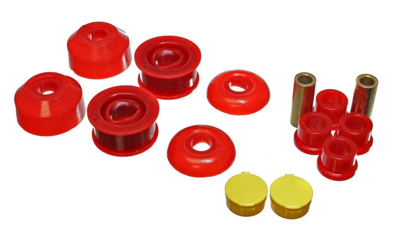 Energy Suspension 05-07 Scion tC / 03-06 Toyota Corolla/Matrix Red Front Control Arm Bushing Set - 0