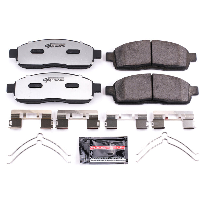 Power Stop 04-08 Ford F-150 Front Z36 Truck & Tow Brake Pads w/Hardware - 0