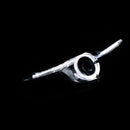 ANZO Projector Headlights With Halo Black w/Amber 14-17 Mazda 3-3