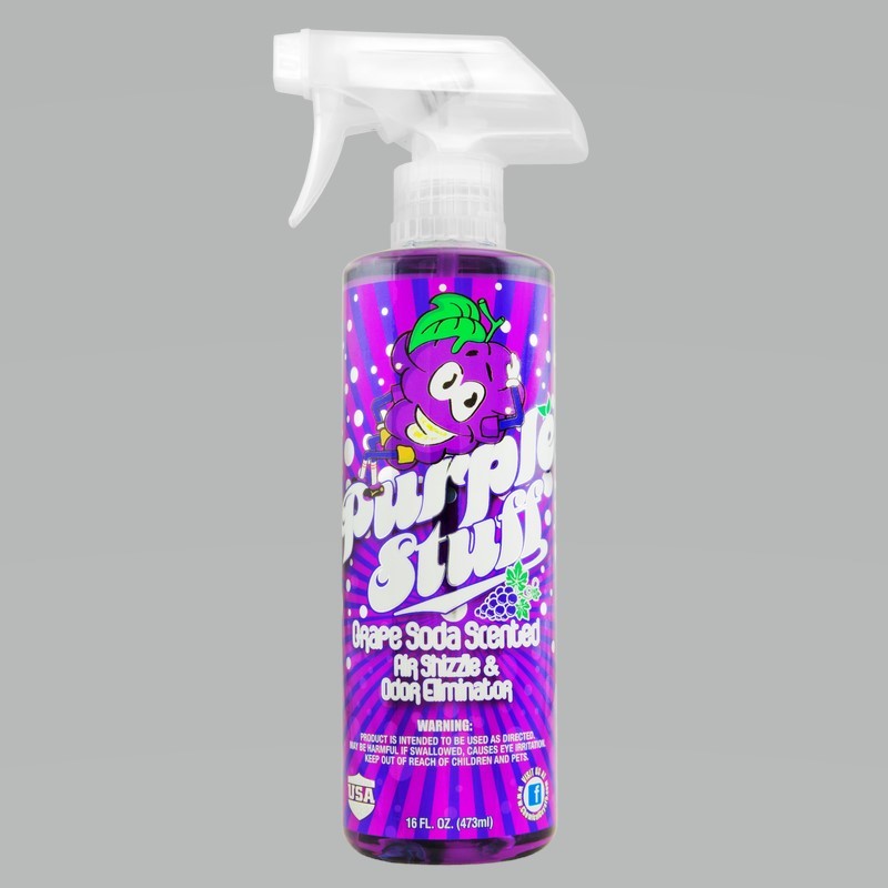 Chemical Guys Purple Stuff Grape Soda Air Freshener & Odor Eliminator - 16oz - 0