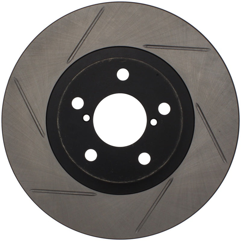 StopTech Power Slot 00-05 Legacy / 7/98-08 Impreza Front Right Sportstop Slotted Rotor - 0