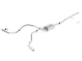 Borla 14 Silv/Sierra C/B Exhaust ATAK 1500 5.3L V8 AT/MT 2&4WD Ext Cab Split Side Exit - 0