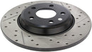 StopTech Power Slot 09-10 Audi A4/A4 Quattro / 08-10 A5 / 10 S4 Rear Left Drilled & Slotted Rotor-11