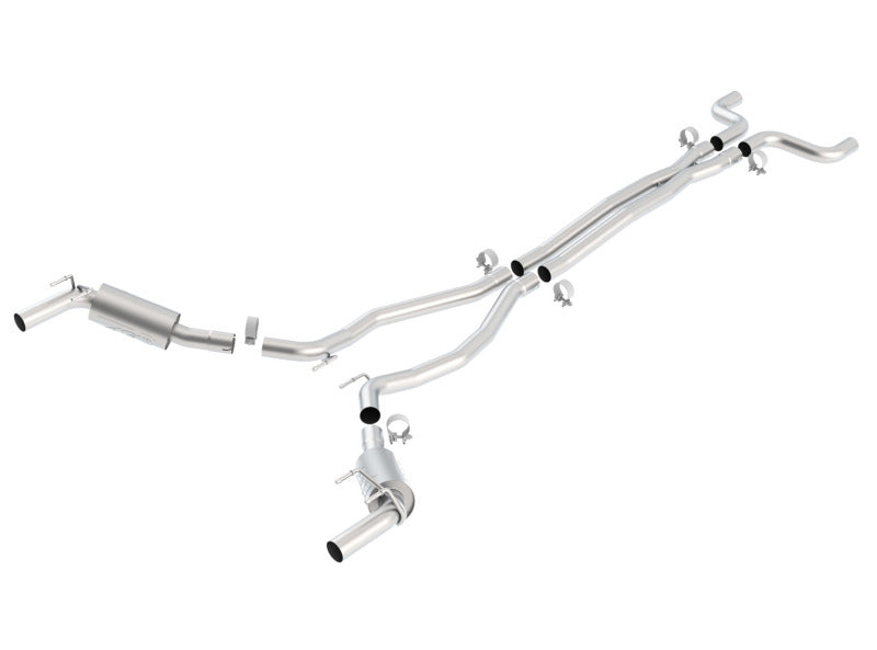 Borla 10-13 Chevy Camaro SS 6.2L V8 ATAK Catback Exhaust Incl. X Pipe works w/GFX Package - 0