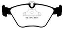 EBC 04-06 BMW X3 2.5 (E83) Yellowstuff Front Brake Pads-6