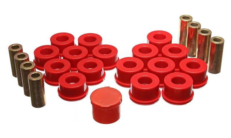 Energy Suspension Control Arm Bushings - Rear - Red - 0