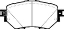 EBC 14+ Mazda 3 2.0 (Mexico Build) Greenstuff Front Brake Pads-4