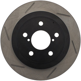 StopTech Power Slot 02-05 WRX Rear Left Sportstop Slotted Rotor - 0