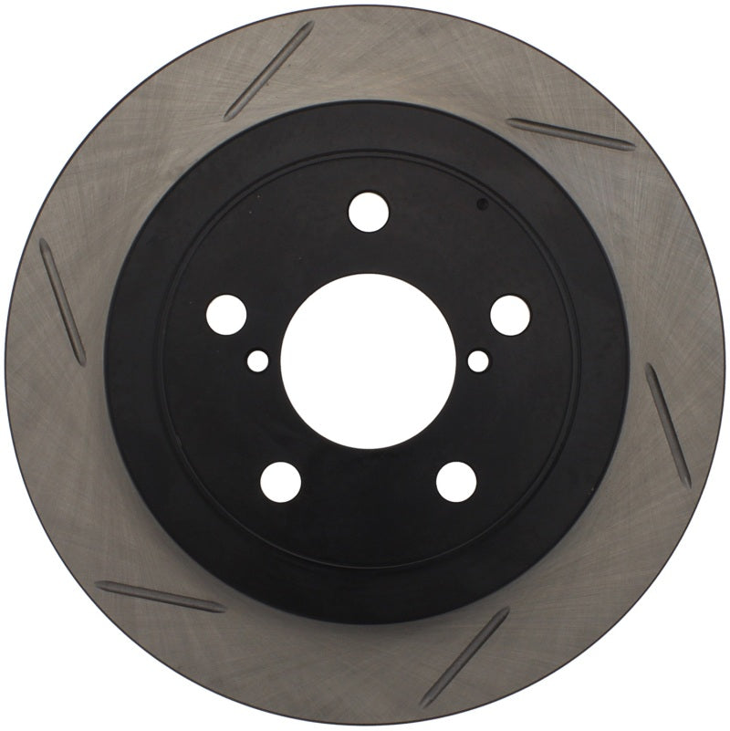 StopTech Power Slot 02-05 WRX Rear Left Sportstop Slotted Rotor - 0
