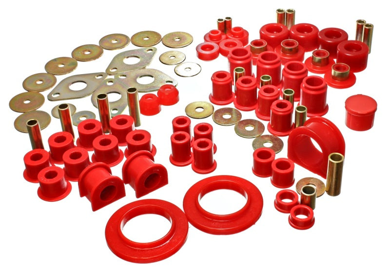 Energy Suspension 01-04 Toyota Tacoma Red Hyper-Flex Master Bushing Set - 0