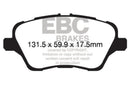 EBC 13+ Ford Fiesta 1.6 Turbo ST Yellowstuff Front Brake Pads-6