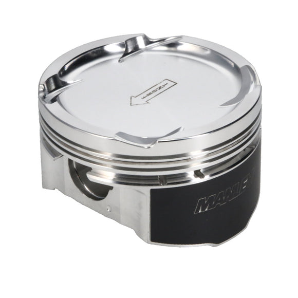 Manley 08+ Mitsubishi Evo X (4B11T) 94mm Stroker 86.5mm +0.5mm Bore 9.0:1 Dish Piston Set with Rings