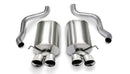 Corsa 2005-2007 Chevrolet Corvette C6 6.0L V8 Polished Sport Axle-Back Exhaust-2