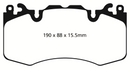 EBC 13+ Land Rover Range Rover 3.0 Supercharged Yellowstuff Front Brake Pads-14