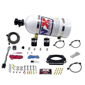 Nitrous Express GM LS 90mm Nitrous Plate Kit (50-400HP) w/10lb Bottle - 0