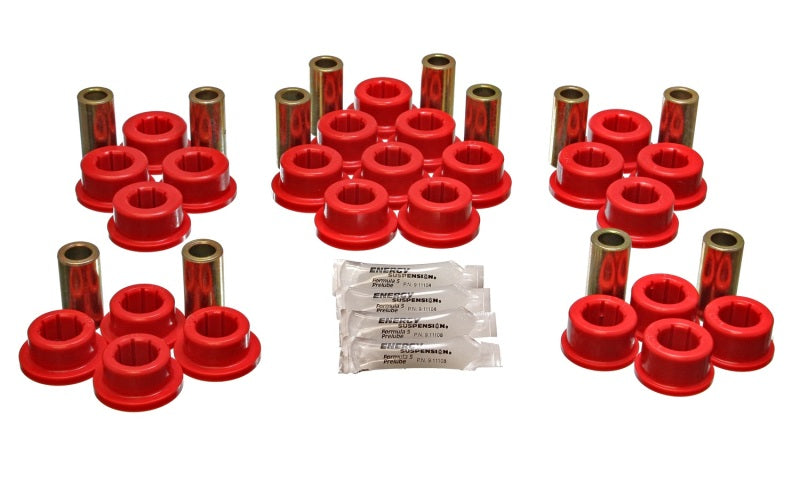 Energy Suspension 87-92 Toyota Supra Red Rear Control Arm Bushing Set - 0