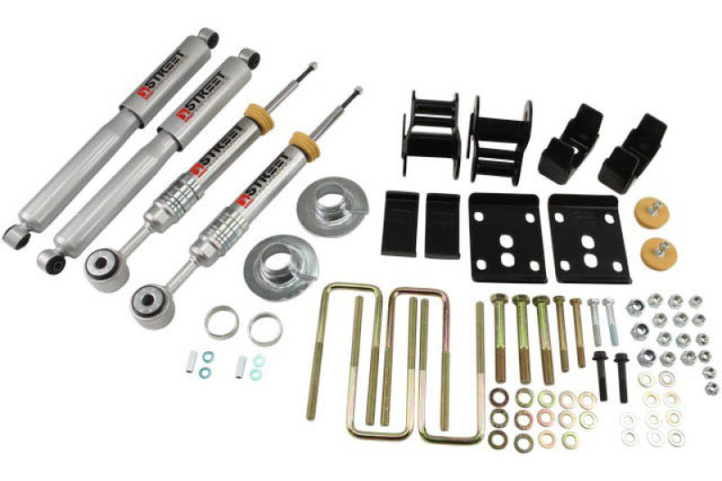 Belltech Lowering Kit 09-13 Ford F150 Ext Cab/Quad Cab Short Bed 2WD 2in or 3in F/4in Rear w/ Shocks - 0