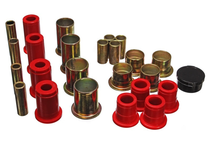 Energy Suspension 82-04 Ford Blazer/S10/S15 PickUp 2WD Red Front Control Arm Bushing Set - 0