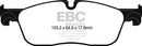 EBC 2017+ Jaguar F-Pace Ultimax2 Front Brake Pads-3