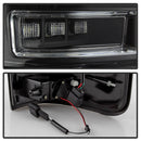 Spyder 04-08 Ford F-150 Projector Tail Lights - Light Bar DRL LED - Black ALT-YD-FF15004V2-LBLED-BK-18