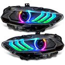 Oracle Lighting 18-23 Ford Mustang Dynamic ColorSHIFT LED Headlights - Black Series-41
