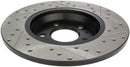 StopTech Power Slot 09-10 Audi A4/A4 Quattro / 08-10 A5 / 10 S4 Rear Right Drilled & Slotted Rotor-3