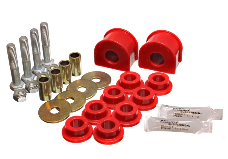 Energy Suspension 99-04 Ford F-150 Lightning 2WD Red Rear Sway Bar Bushing Set (Inc End Links) - 0