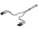 Borla 2018 Ford Mustang GT 5.0L AT/MT 3in ATAK Catback Exhaust Black Chrome Tips w/ Valves-5