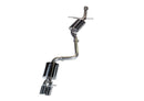 AWE Tuning Audi B8 A4 Touring Edition Exhaust - Single Side Diamond Black Tips-1