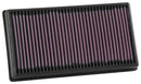 K&N 2018 Volkswagen Atlas 3.6L V6 F/I Replacement Drop In Air Filter-3