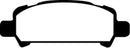 EBC 02-06 Subaru Baja 2.5 Yellowstuff Rear Brake Pads-6
