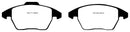 EBC 06-13 Audi A3 2.0 Turbo (Girling rear caliper) Greenstuff Front Brake Pads-13