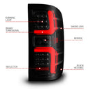 ANZO 15-19 Chevrolet Silverado 2500 HD/3500 HD LED Taillight w/ Sequential Black Housing/Smoke Lens-10