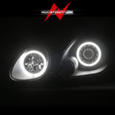 ANZO 1998-2005 Lexus Gs300 Projector Headlights w/ Halo Black-13