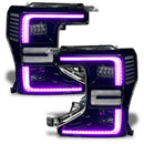 Oracle 20-22 Ford F-250/350 Super Duty Dynamic ColorSHIFT Headlight DRL Upgrade Kit w/Switchback-25