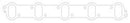 Cometic 1992+ Dodge 8.0L Viper .039in Fiber Intake Manifold Gasket-3
