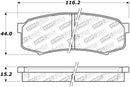 StopTech Street Brake Pads - Rear-6