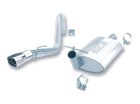 Borla 91-95 Jeep Wrangler YJ 4.0L 6cyl 4WD 2Dr SS Single Right Rear Exit Cat-Back Exhaust - 0