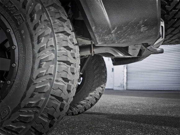 aFe MACH Force-Xp Axle-Back Exhaust System w/No Tip 18-20 Jeep Wrangler L4-2.0T / V6-3.6L