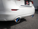 aFe Takeda 2.5in 304 SS Cat-Back Exhaust System w/ Blue Flame Tips 16-18 Infiniti Q50 V6-3.0L (tt)-4