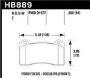 Hawk HP Plus Track Only Ferro-Carbon Brake Pads-2