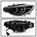 Spyder 12-14 BMW F30 3 Series 4DR Projector Headlights - Black PRO-YD-BMWF3012-AFSHID-BK-11