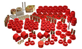 Energy Suspension 07-11 Jeep JK 4dr Red Hyper-Flex Master Bushing Set - 0