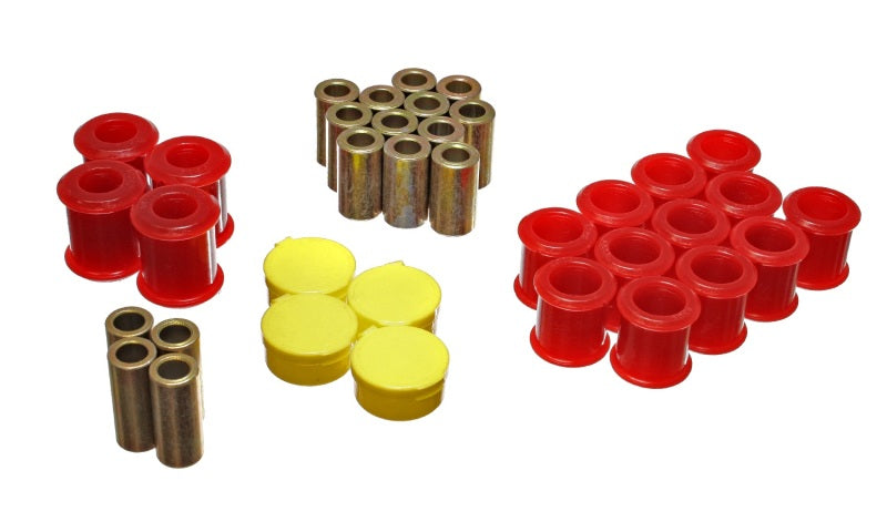 Energy Suspension 89-94 Nissan 240SX (S13) Red Rear Control Arm Bushing Set - 0