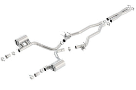 Borla 2015 Dodge Challenger SRT/392 Hemi 6.4L V8 ATAK Catback Exhaust w/ Valves Factory Bezel - 0