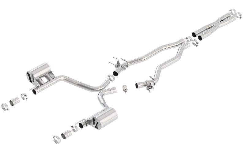 Borla 2015 Dodge Challenger SRT/392 Hemi 6.4L V8 ATAK Catback Exhaust w/ Valves Factory Bezel - 0