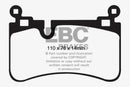 EBC 08-13 Mercedes-Benz C63 AMG (W204) 6.2 Yellowstuff Rear Brake Pads-5